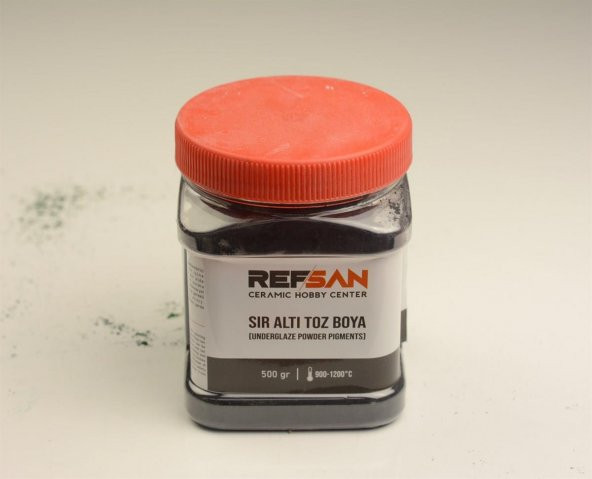 Sır Altı Toz Boya 6504 Siyah 500 gr ürün görseli