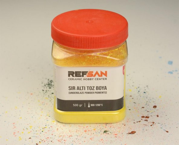 Seramik Toz Boya Sır Altı 318 Sarı 500 gr - 1