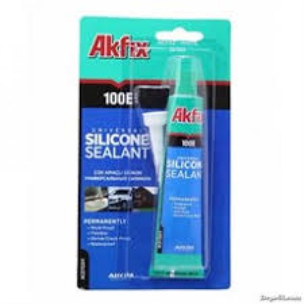 AKFİX 100E  TÜP SİLİKON ŞEFFAF 50 ML - 5