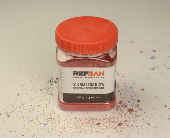 Seramik Toz Boya Sır Altı 2845 Koyu Kırmızı 500 gr ürün görseli