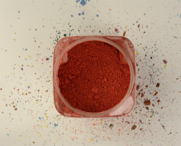 Seramik Toz Boya Sır Altı 2845 Koyu Kırmızı 500 gr - Resim 2