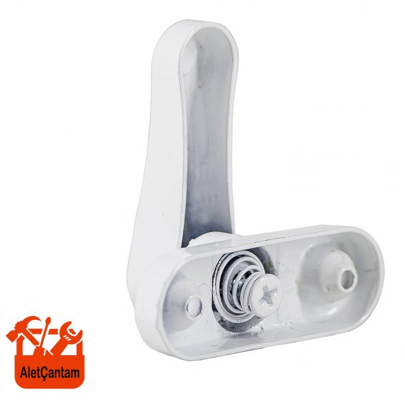 Pvc Çocuk Emniyet Mandalı Pencere Kilidi Beyaz metal-zamak - 4