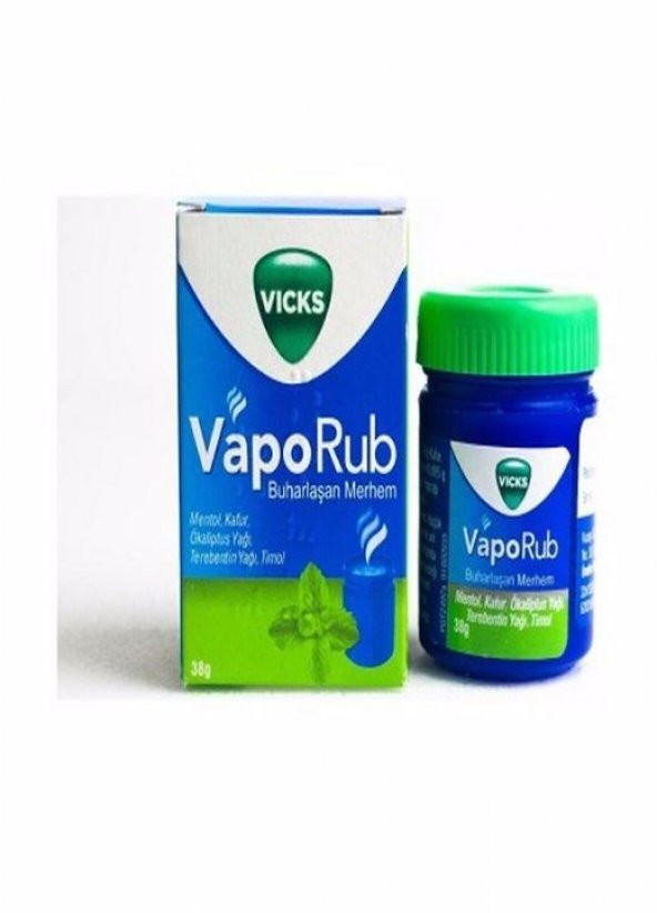 Vicks Vaporub Buharlaşan Merhem 38 Gr 8690509724358