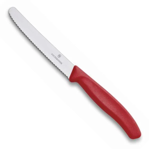 Victorinox SwissClassic 11cm Domates Sosis Bıçağı Kırmızı 6.7831