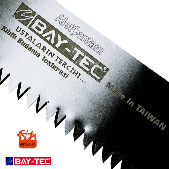 Bay-Tec Budama Testeresi Kılıflı Ağaç Testere 250 Mm - 2