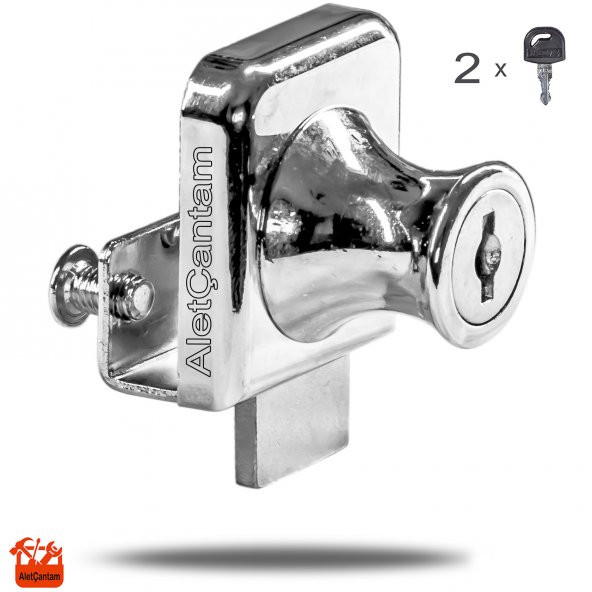 555 - Canex Cam Dolap Kilidi - Tek Kapaklı Kilit