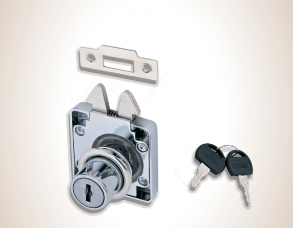 Herme Sürgülü Dolap Kilidi Kıskaçlı Kancalı Kilit - 2