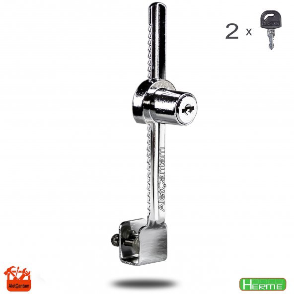 Herme Dolap Kilidi Sürgülü Kilit Cam Kilidi