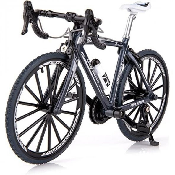Metal Model Bisiklet - 0818-4A-SİYAH - 4
