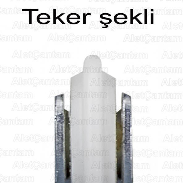 Aletçantam Gama Sürgülü Kapak Gardrop Tekerleği Dolap Tekeri 1 Kapak Set - 2