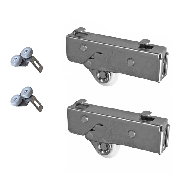 Aletçantam Gama Sürgülü Kapak Gardrop Tekerleği Dolap Tekeri 1 Kapak Set - 5