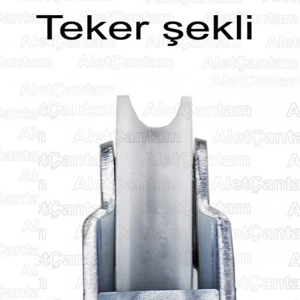 Aletçantam Beta Sürgülü Kapak Gardrop Tekerleği Dolap Tekeri 1 Kapak Set - 2