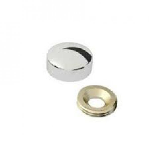 Krom Vida Kapağı Vida 15 MM Gizleyici Kapak (10 Lu Paket) - Resim 4