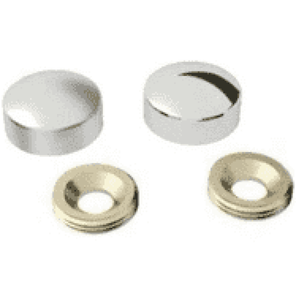 Krom Vida Kapağı Vida 15 MM Gizleyici Kapak (10 Lu Paket) - Resim 6