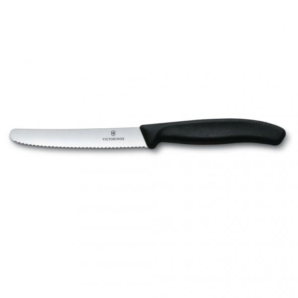Victorinox SwissClassic 11cm Domates Sosis Bıçağı Siyah 6.7833