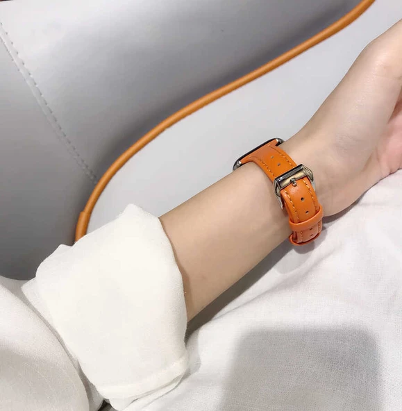 Apple Watch 38mm KRD-28 Deri Kordon - 12