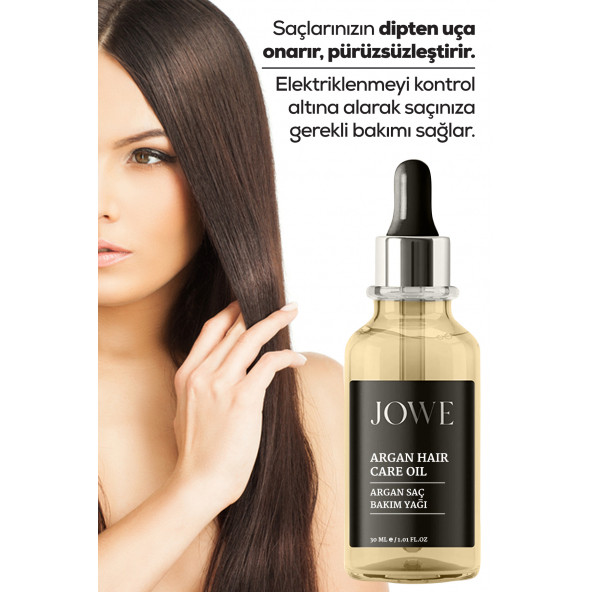 Jowe Argan Saç Bakım Yağı - 30 ml - 4