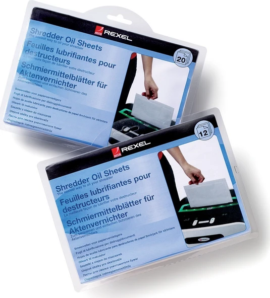 Rexel İmha Makinesi Yağ Kağıtları (20) Beyaz ürün görseli