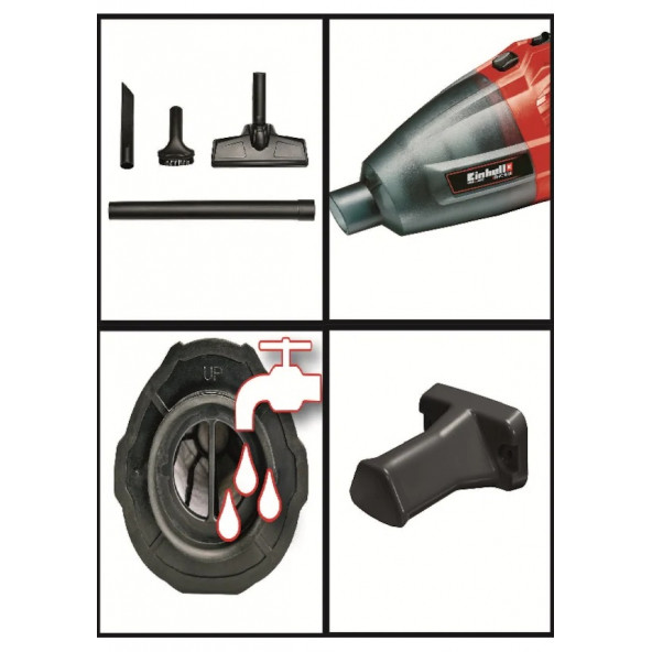 Einhell TE-VC 18 Li Akülü El Süpürgesi + 2.5 Ah Starter Kit - 2