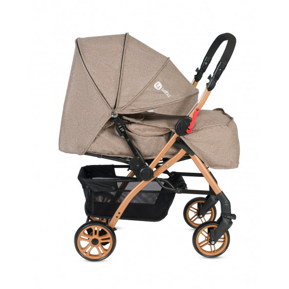 4 Baby AB310 Active Gold Çift Yönlü Bebek Arabası Kahverengi - 3