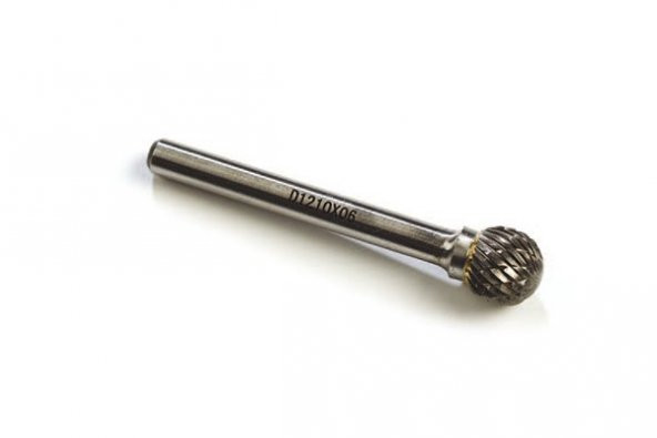 GFB KARBÜR FREZE MATKAP UCU KALIPÇI TAŞLAMA EĞE ZIMPARA 10mm KÜRE TİP) - 2