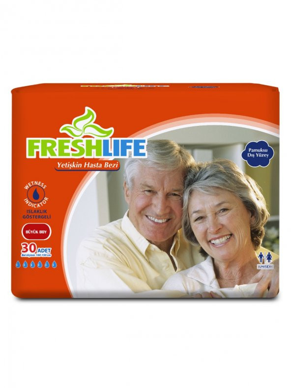 Pure Baby Freshlife Large Yetişkin Hasta Bezi 30 Adet - 4