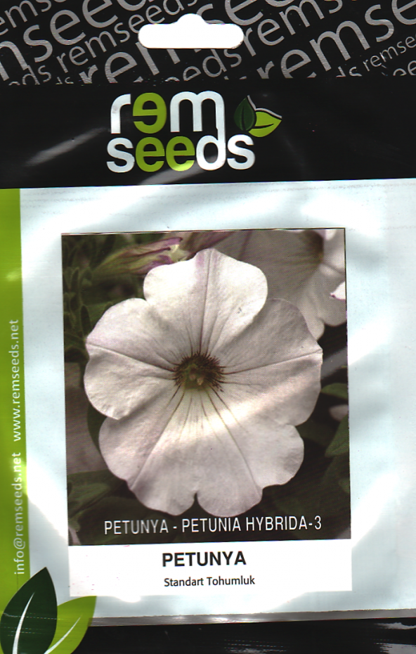 Petunya Çiçek Tohumu 3 - Petunıa Hybrıda (~ Takribi 50 Tohum)