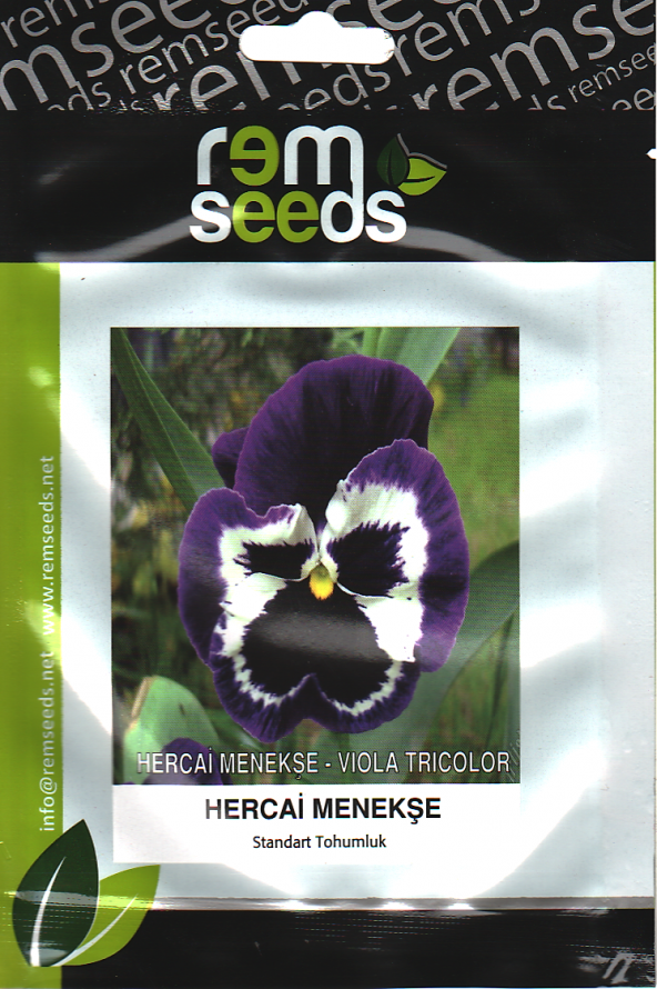 Hercai Menekşe Çiçek Tohumu 2 - Vıola Trıcolor (~ Takribi 50 Tohum)