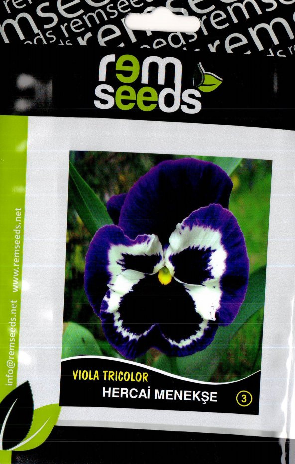 Hercai Menekşe Çiçek Tohumu 2 - Vıola Trıcolor (~ Takribi 50 Tohum) - 2
