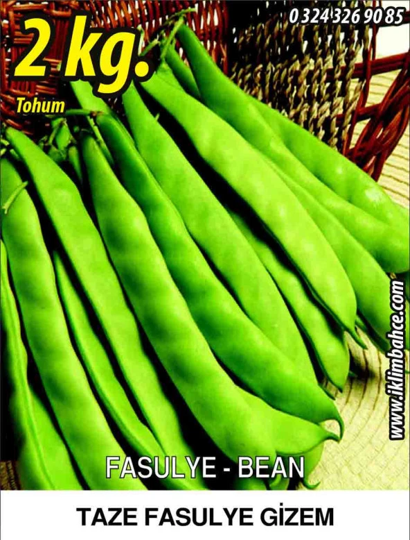 Fasulye Tohumu Gizem ( Oturak ) - 2 Kg ürün görseli 1