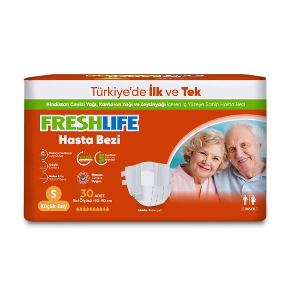Freshlife Small Yetişkin Hasta Bezi 30 Adet - Resim 2