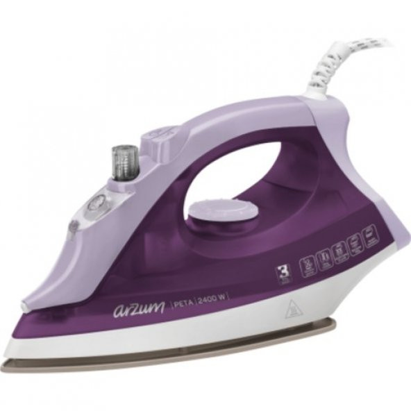 ARZUM AR695 PETA 2400 W SERAMİK TABANLI ÜTÜ MOR ürün görseli