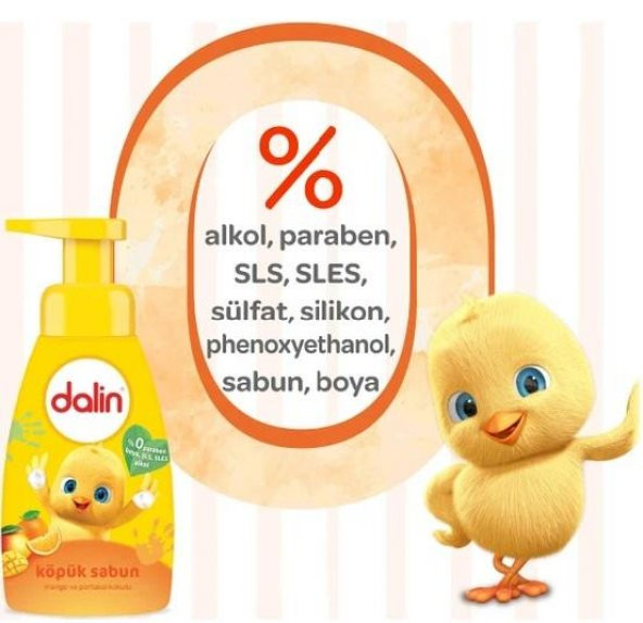Dalin Köpük Sabun Mango ve Portakal Kokulu 200 ml - 4