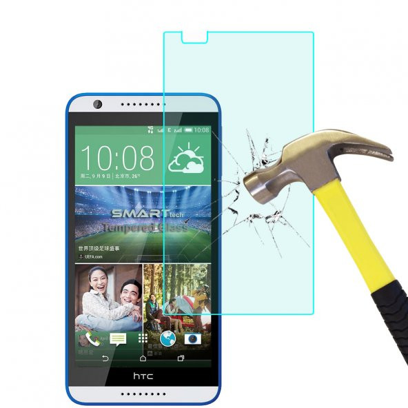 HTC Desire 820 Temperli Kırılmaz Cam Ekran Koruyucu