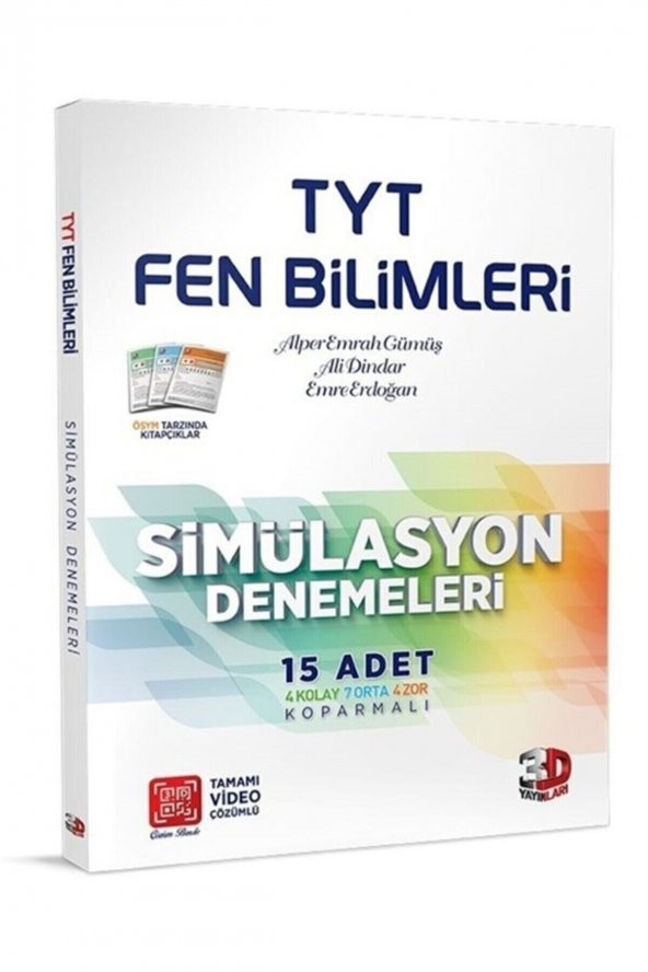 3d Tyt Fen Bilimleri Simülasyon Denemeleri 5123182