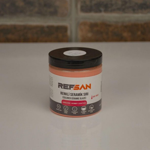 Renkli Sır Turuncu 2802-5 (1050 °C) 250 ml (Yoğun) - Resim 2