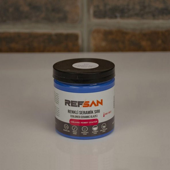Renkli Sır Alümina Mavi 351-5 (1050 °C) 250 ml (Yoğun) - 2