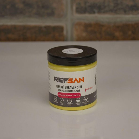 Renkli Sır  Sarı 318-3 (1050 °C) 250 ml (Yoğun) - Resim 2