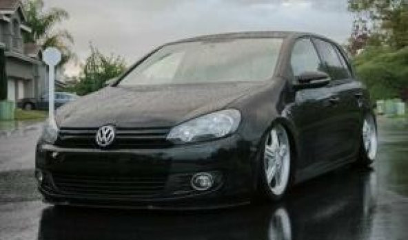 VW JETTA MK6 uyumlu ÇUPRA  Ön Tampon Lipi Cupra Lip 3 Parça - 2