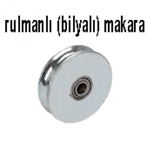 DİRİM İNŞAAT MAKARA BİLYALI RULMANLI 80MM - 2