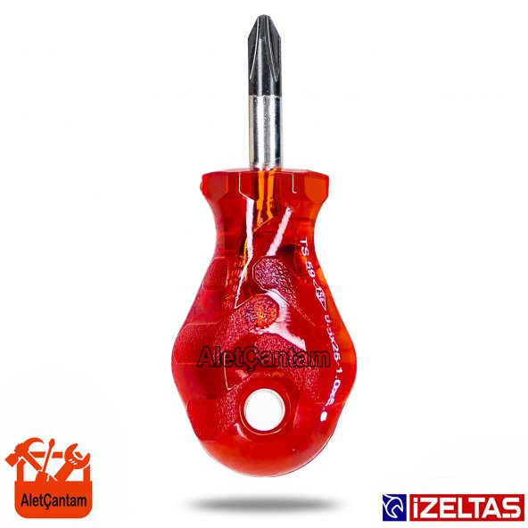 İzeltaş Yıldız Topaç Tornavida Avuçiçi 6x25 Kraft