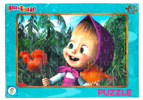 Maşa ile Koca Ayı 2'li Lisanslı Frame Puzzle/Yapboz (24+48 Parça) - 3