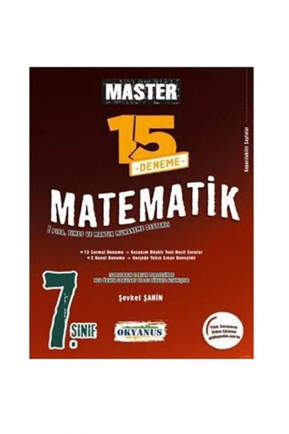 7. Sınıf Master 15 Matematik Denemesi