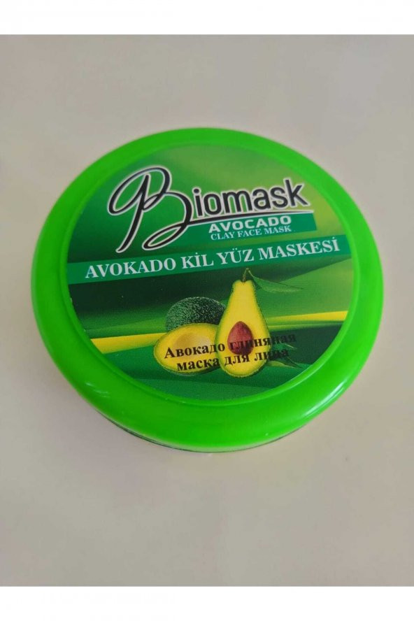 BioMask Çağlar Kozmetik Avakado Yüz Kil Maskesi 350 gr