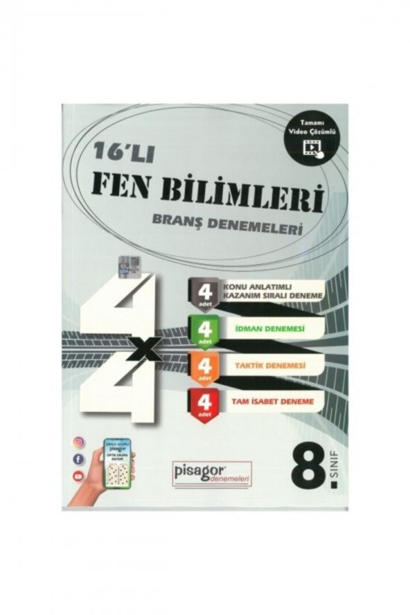 16li Fen Bilimleri Branş Denemeleri