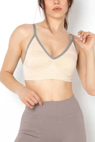 Gigotto Seamless Dantel Detaylı Basic Büstiyer - 3