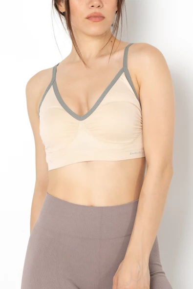 Gigotto Seamless Dantel Detaylı Basic Büstiyer - 2