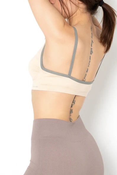 Gigotto Seamless Dantel Detaylı Basic Büstiyer - Resim 12