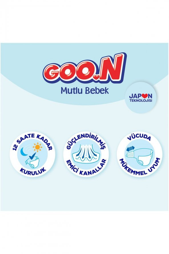 Goon Bebek Bezi Mutlu Bebek Jumbo Paket 5 Beden 26 Lı X 4 Adet - 4