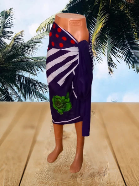 Şal Pareo - Mor Standart - 3